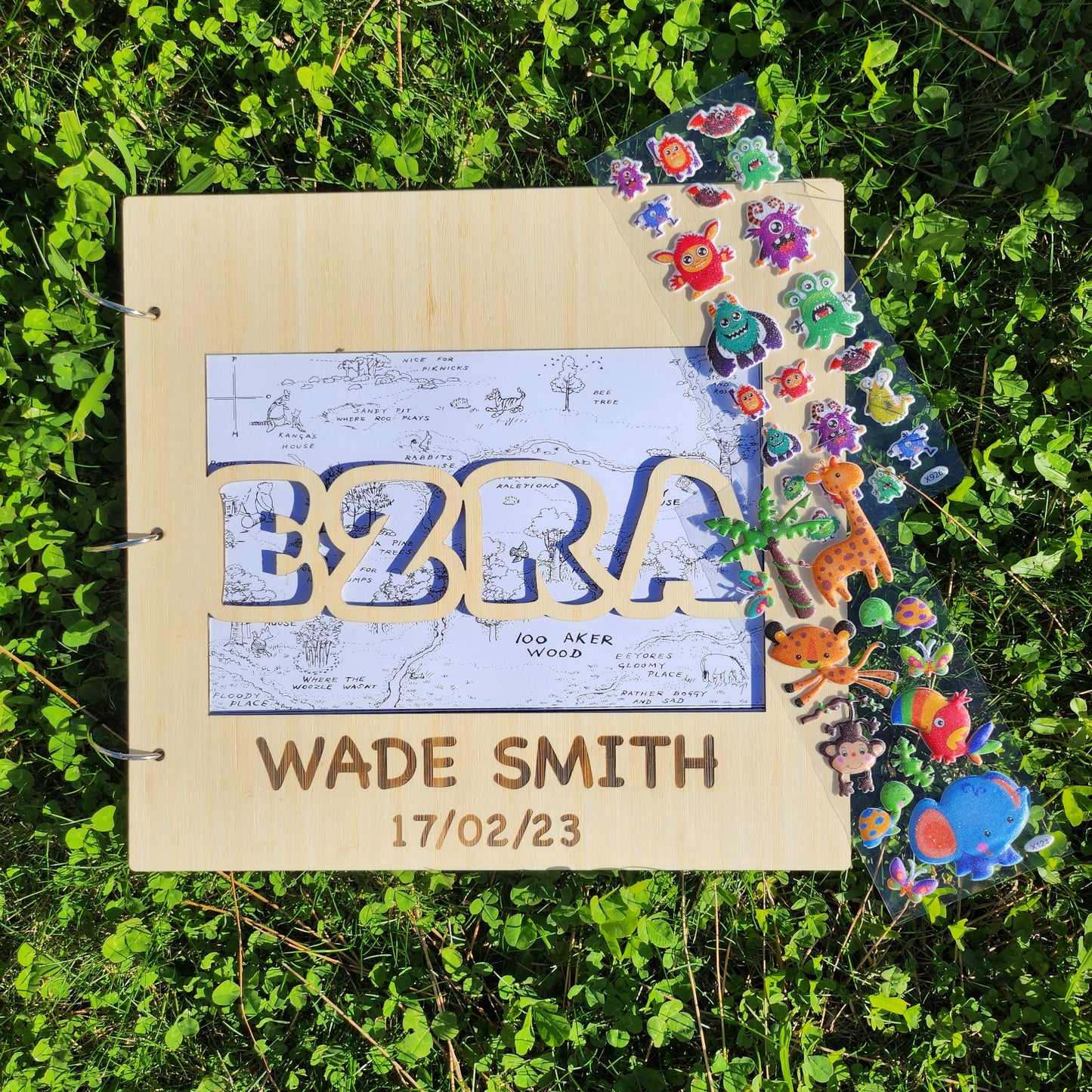 Personalised Wooden Scrapbook