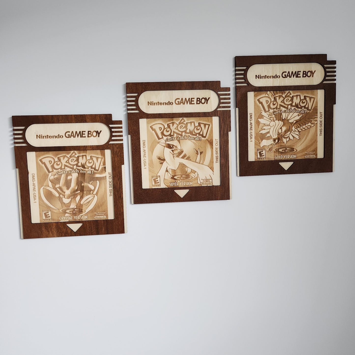 Pokemon Cartridge Wall Hangings