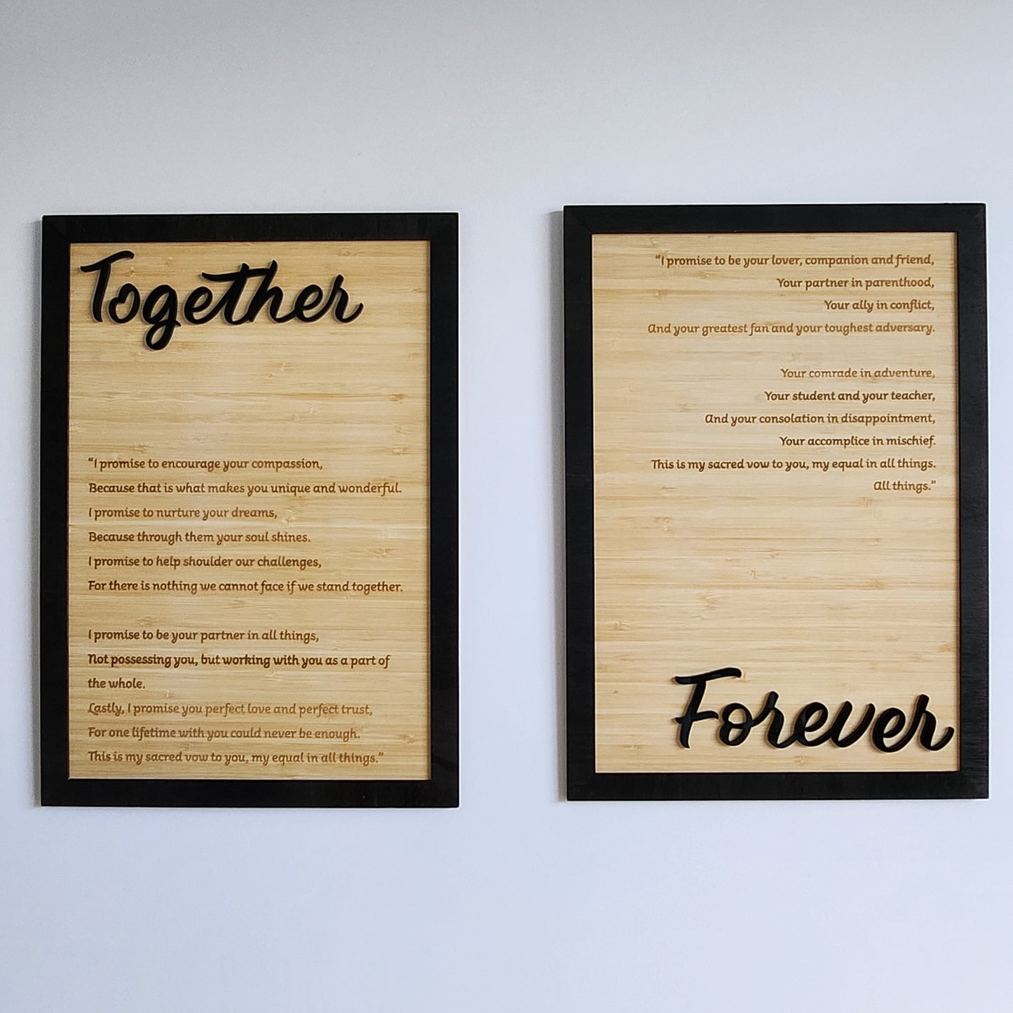 Marriage Vows Wall Art