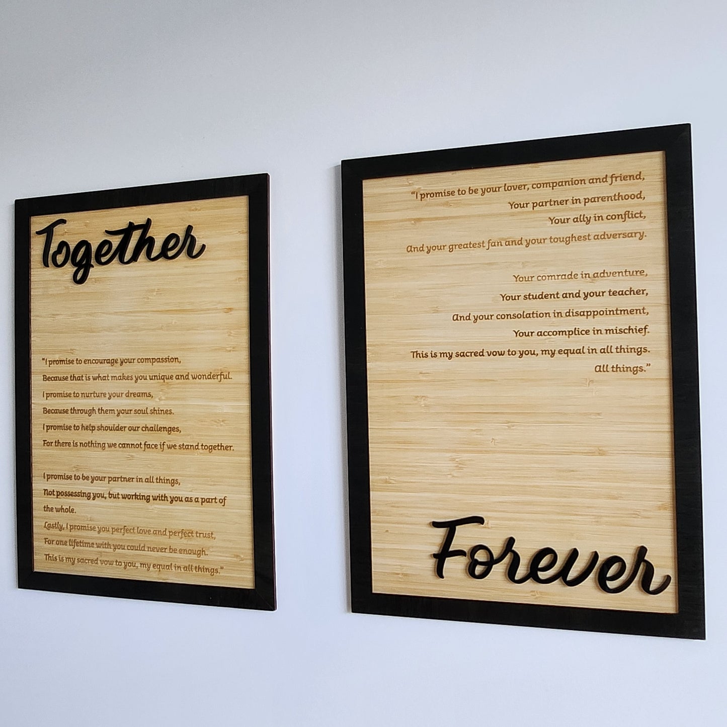 Marriage Vows Wall Art