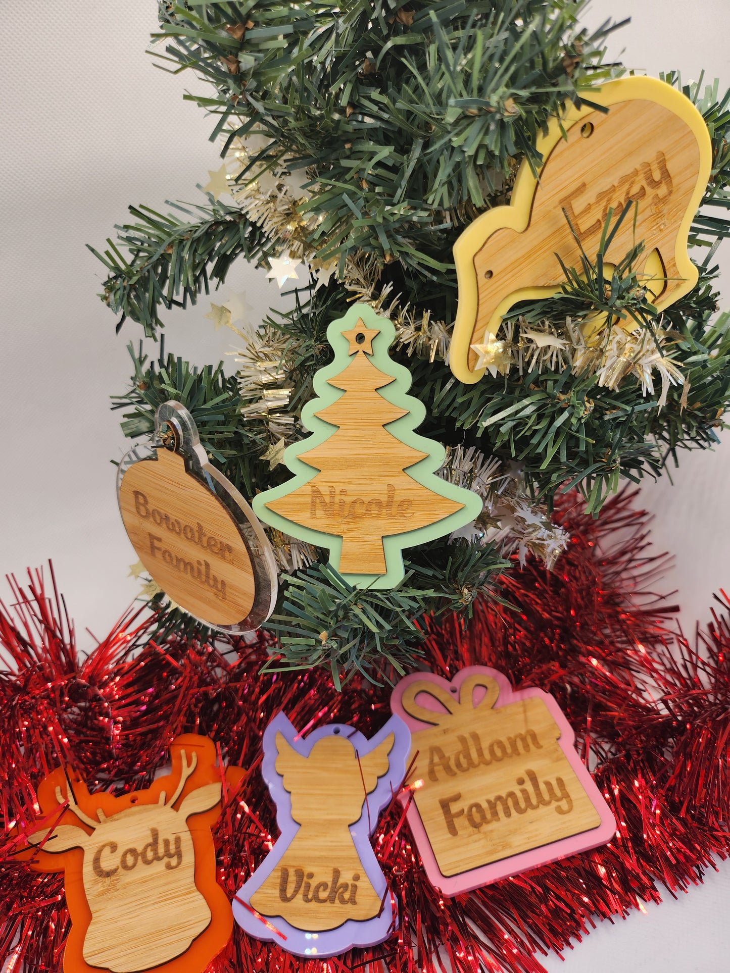 Personalised Santa Christmas Decoration