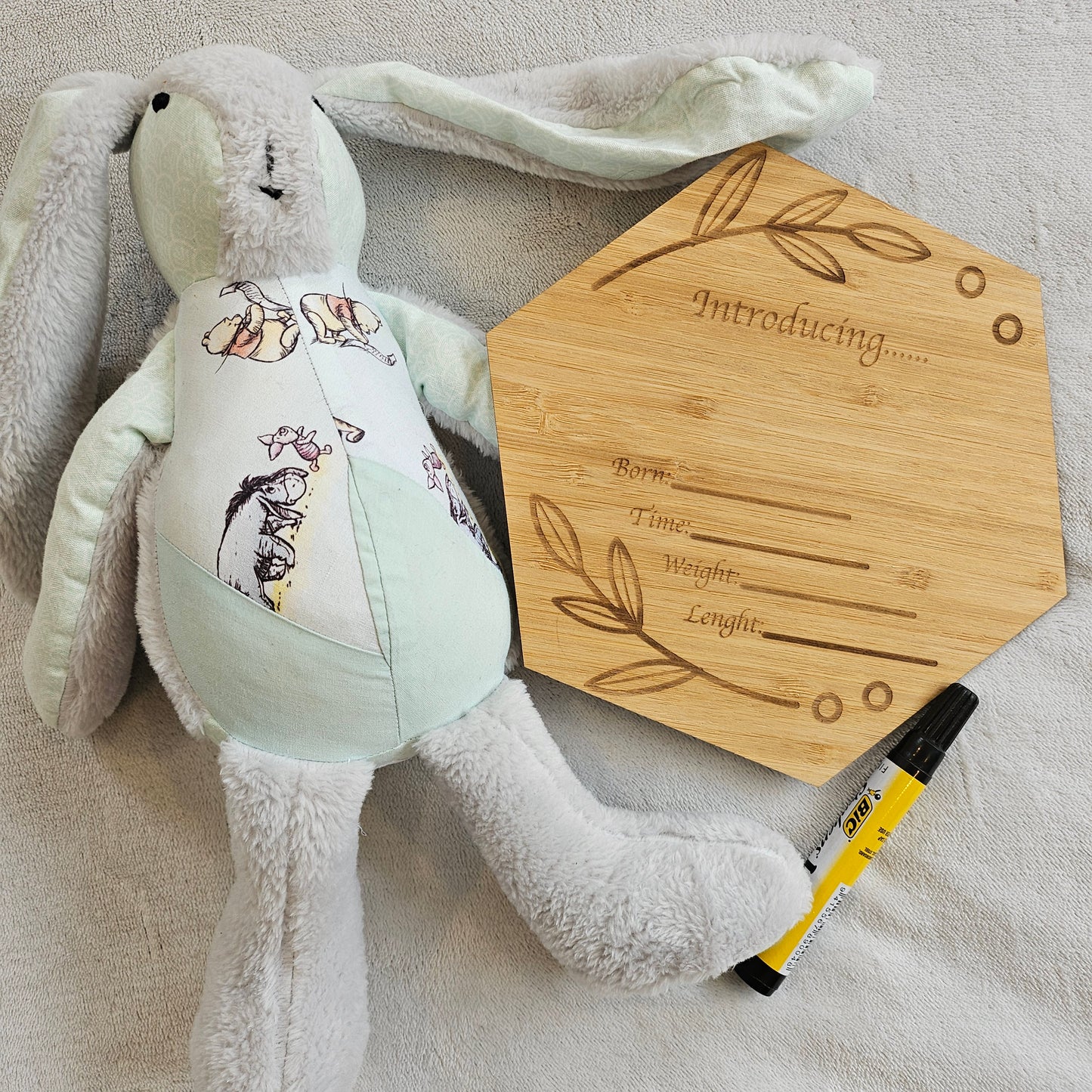 Birth Announcement Plaque