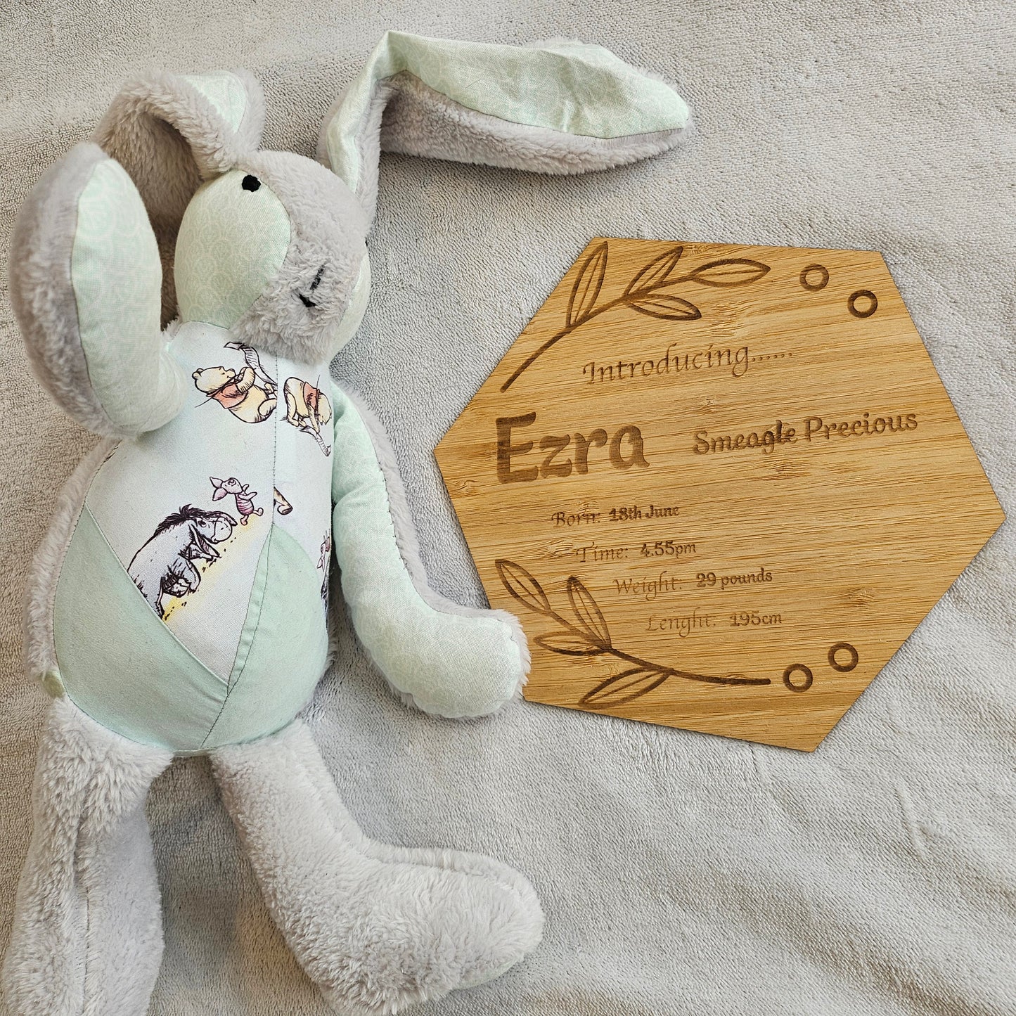 Birth Announcement Plaque