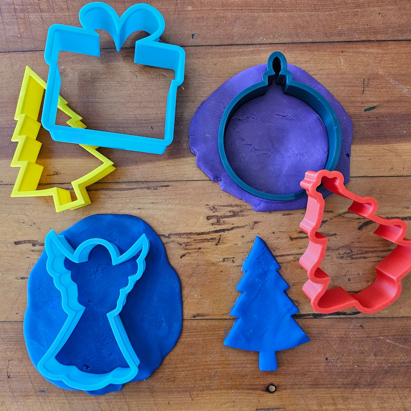 Christmas Playdough Cutters