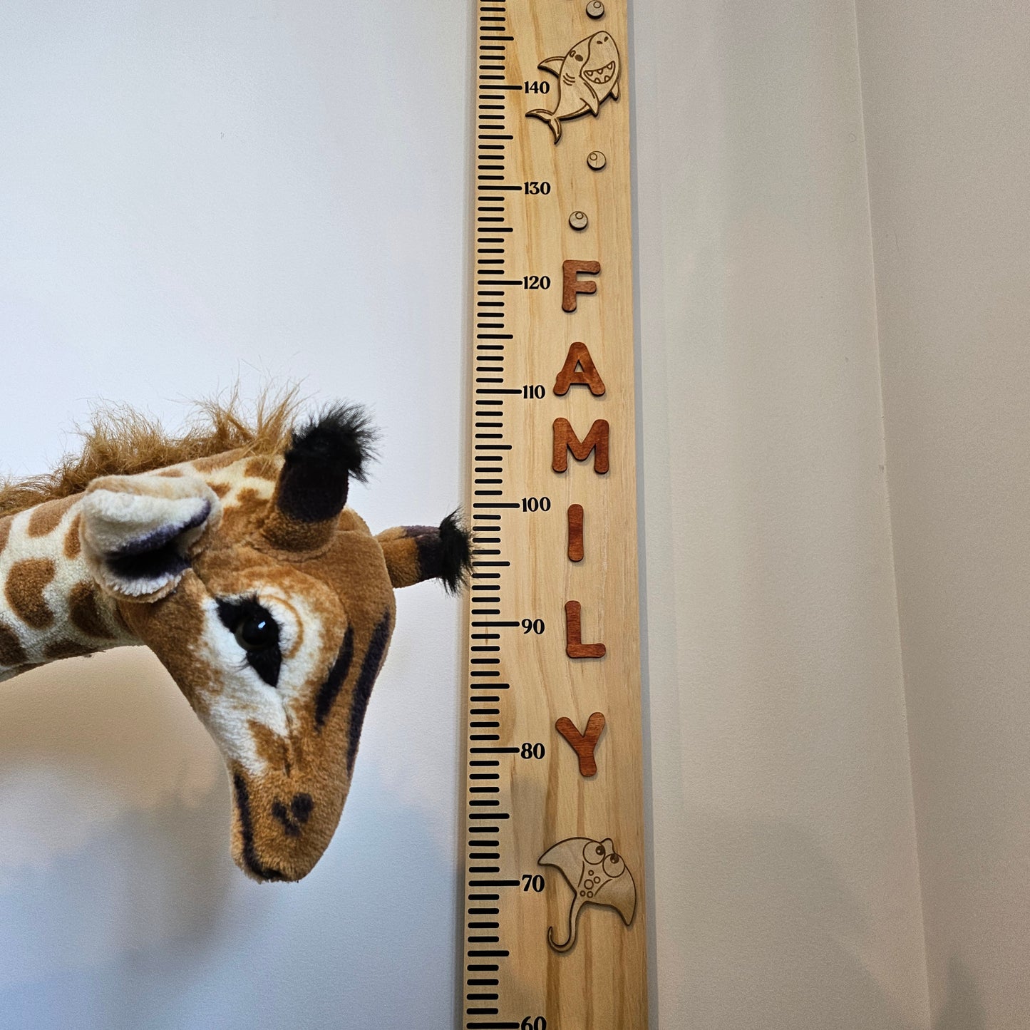 Under The Sea Wooden Height Chart