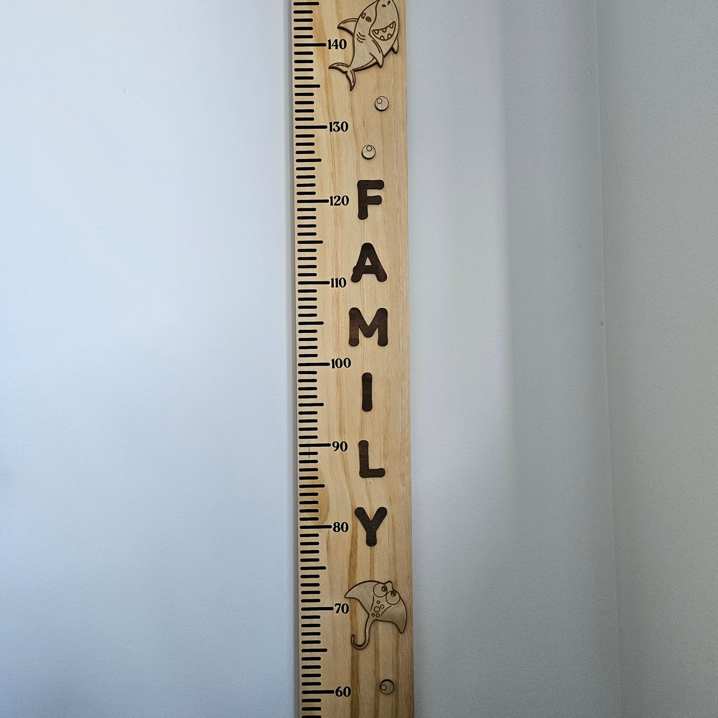 Under The Sea Wooden Height Chart