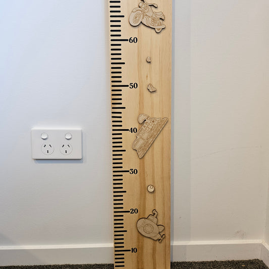 Transport Wooden Height Chart