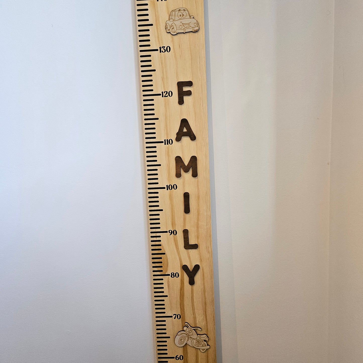 Transport Wooden Height Chart