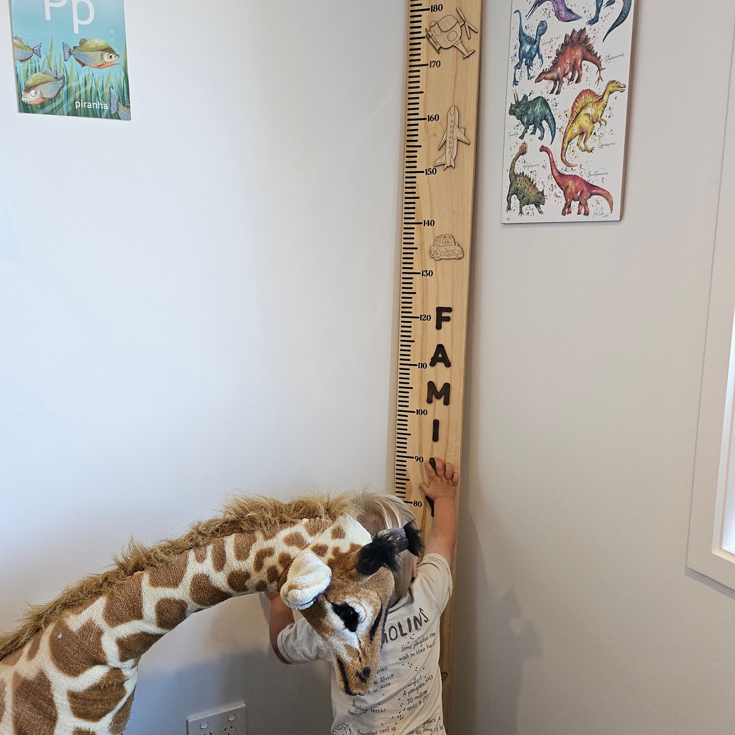 Transport Wooden Height Chart