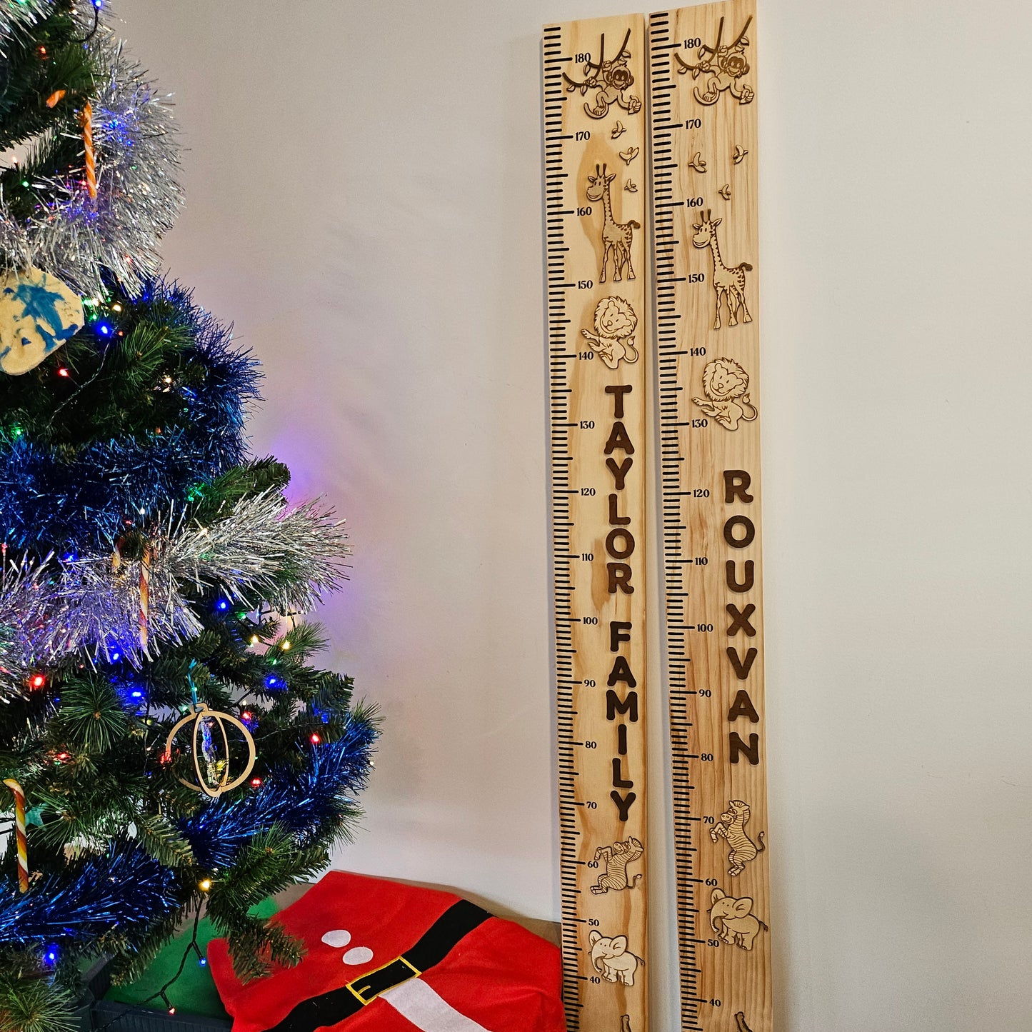 Jungle Wooden Height Chart