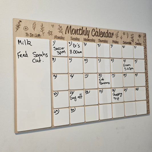 Monthly Calendar- Floral