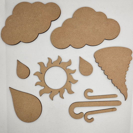 Weather MDF Shape Set
