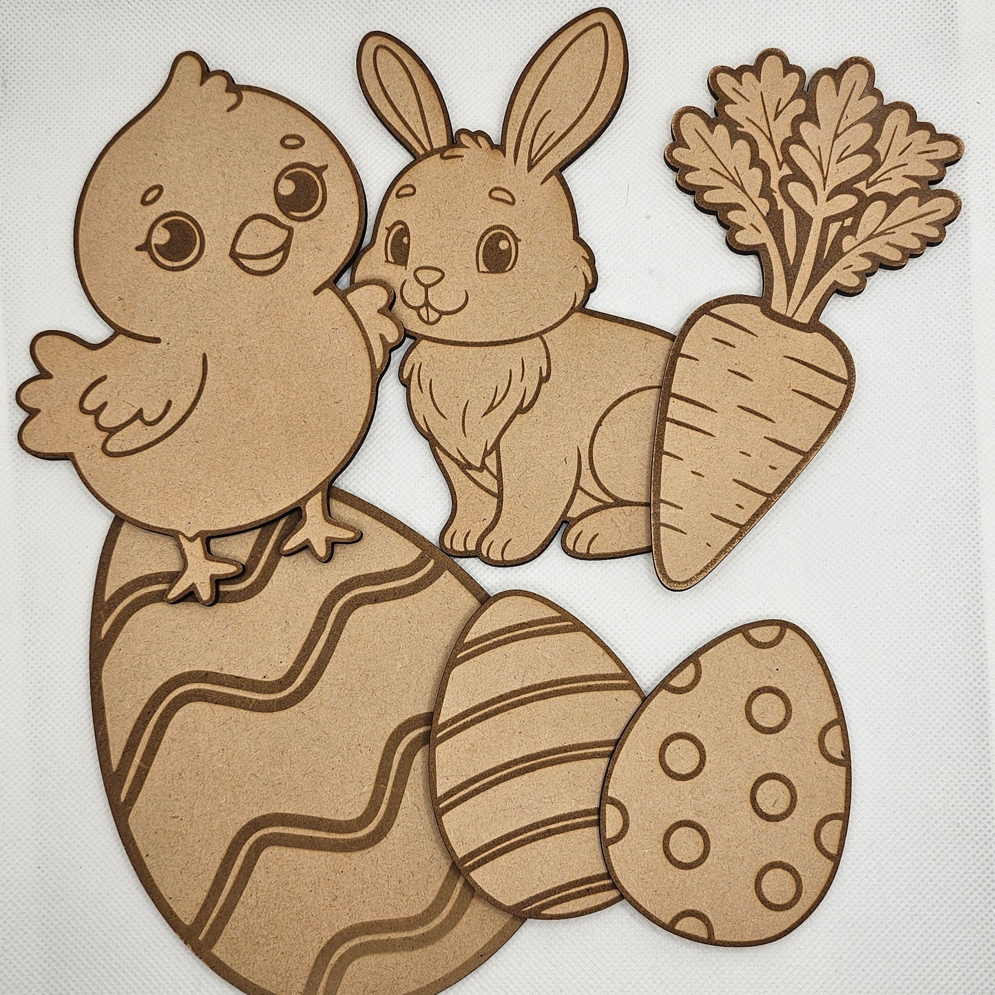 Easter Egg Set with Paint and Brushes