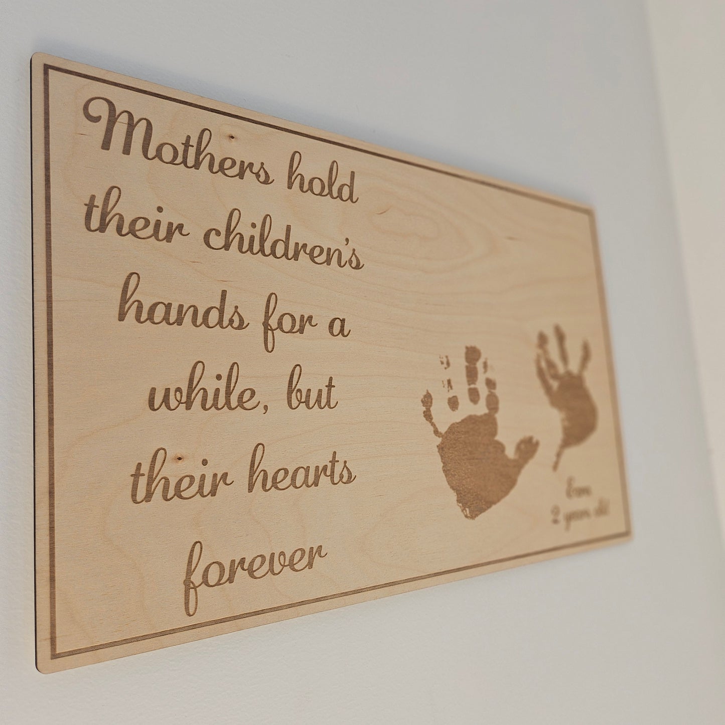 Personalised Hand Print Sign