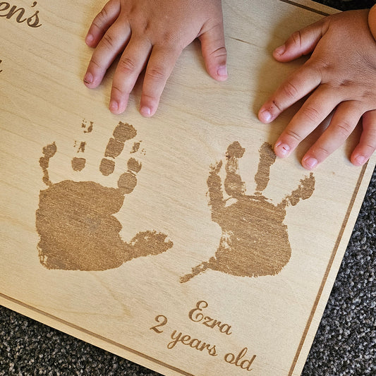 Personalised Hand Print Sign