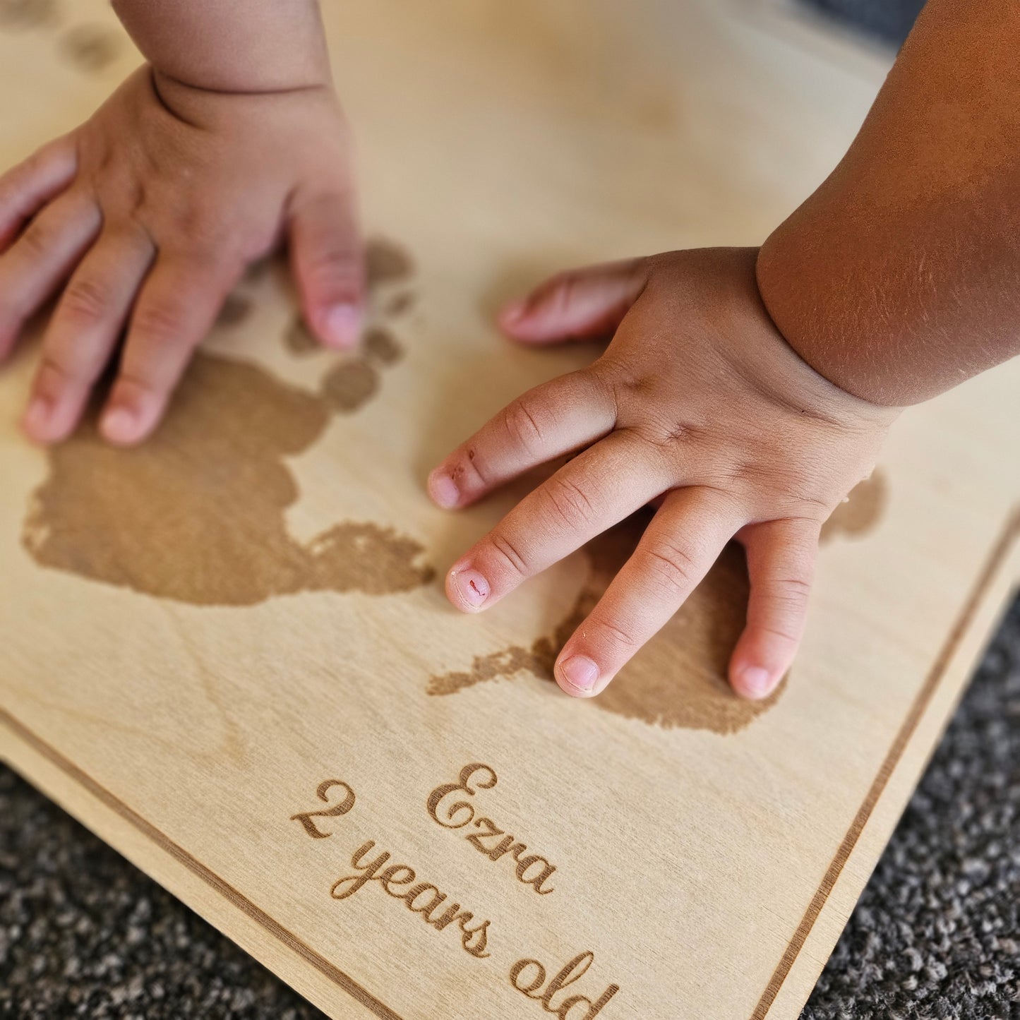 Personalised Hand Print Sign