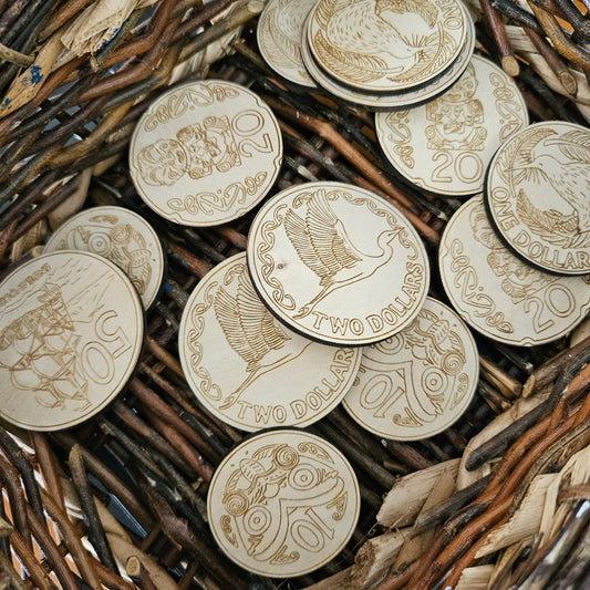 Wooden Play Money Combo