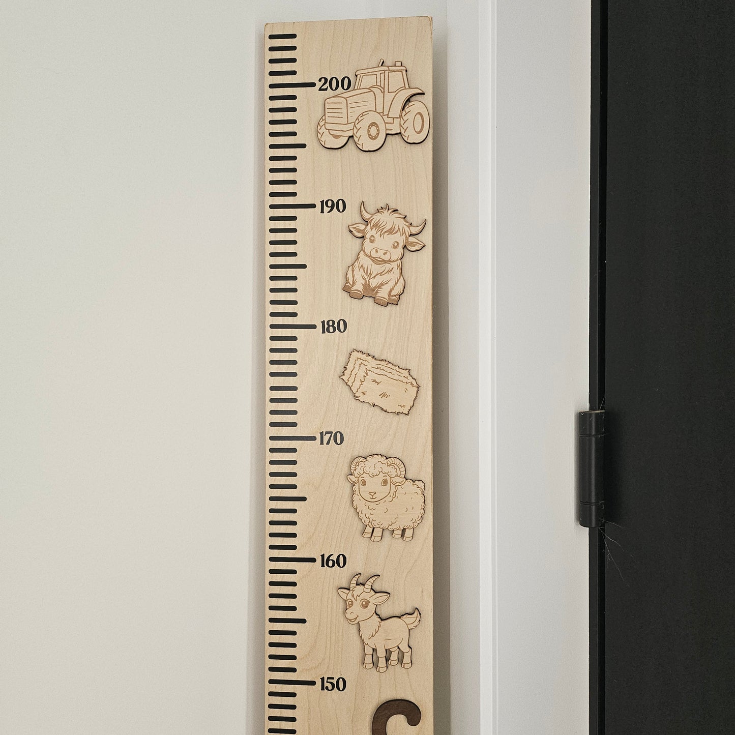 Farm Wooden Height Chart