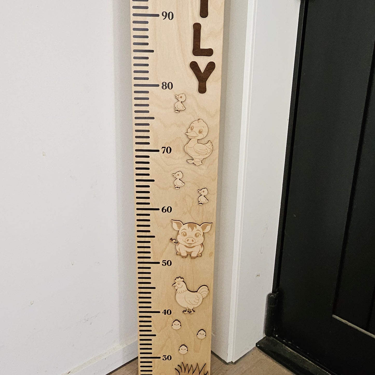 Farm Wooden Height Chart