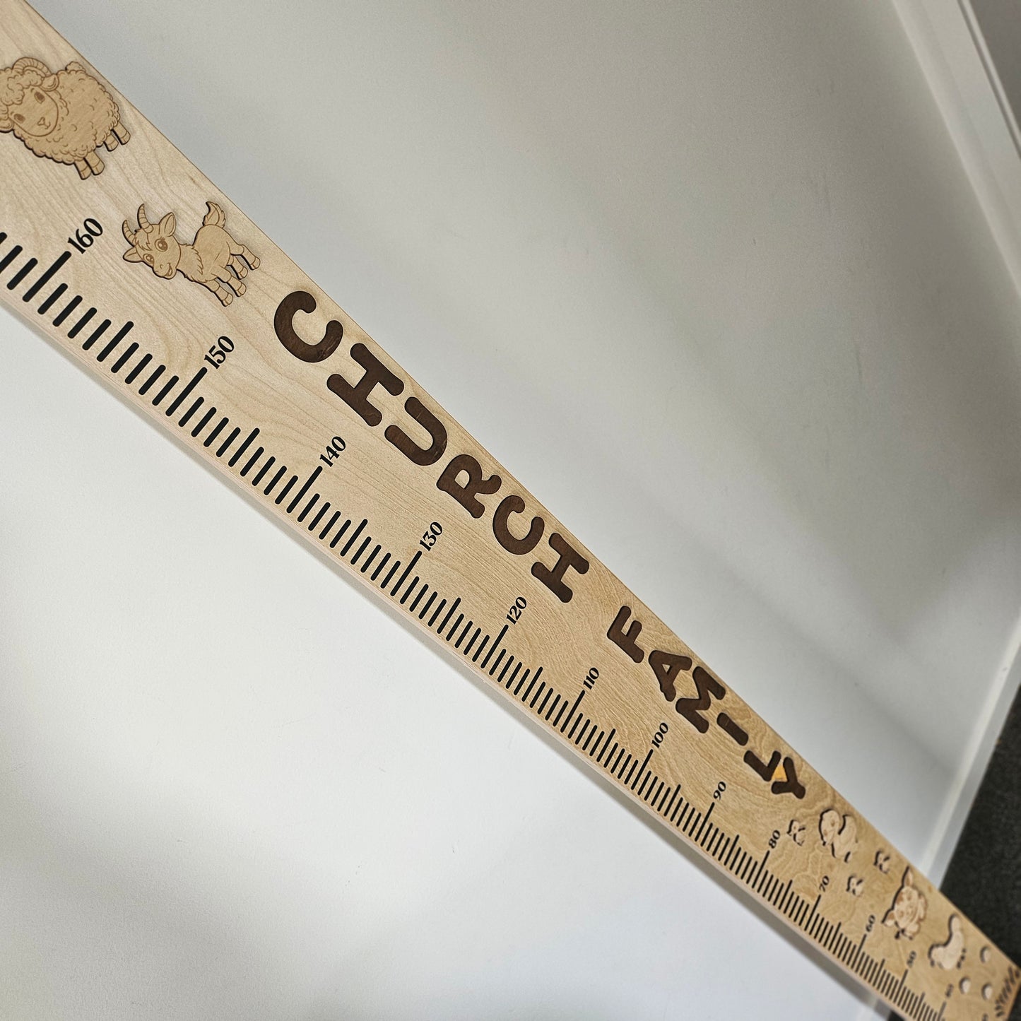 Farm Wooden Height Chart