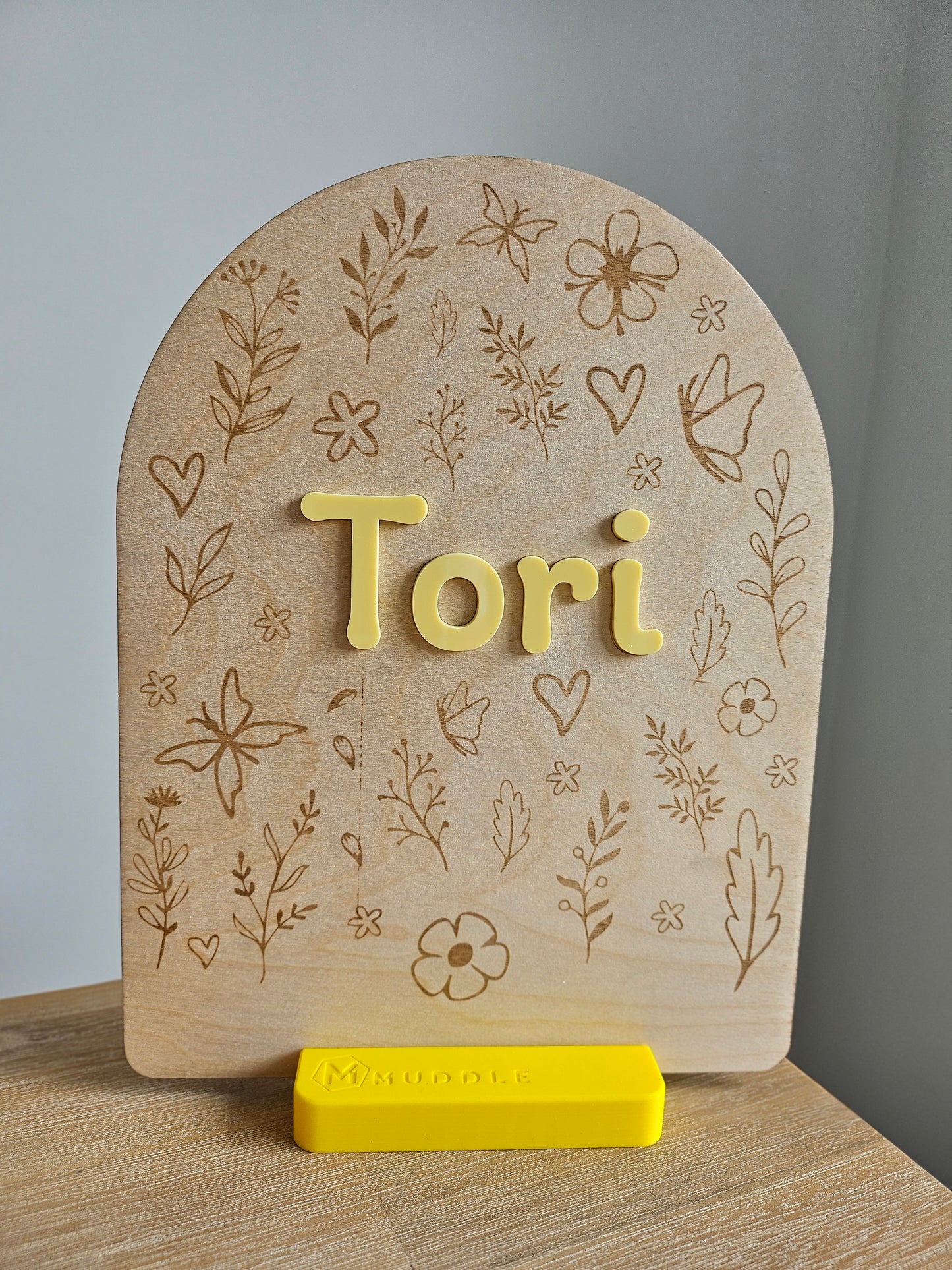Personalised Baby/Birth Plaque