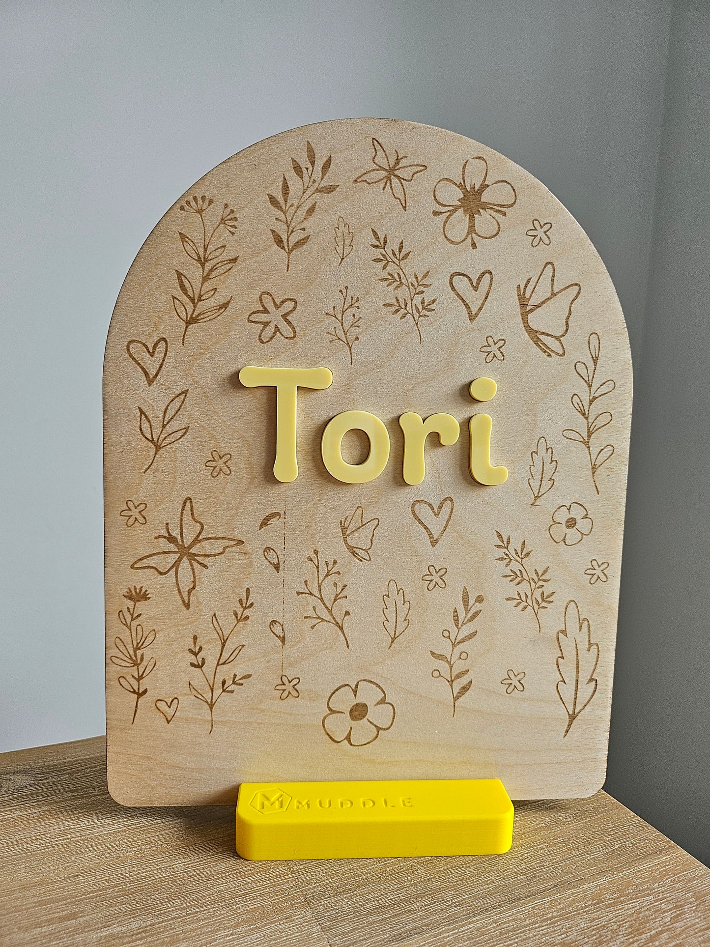 Personalised Baby/Birth Plaque
