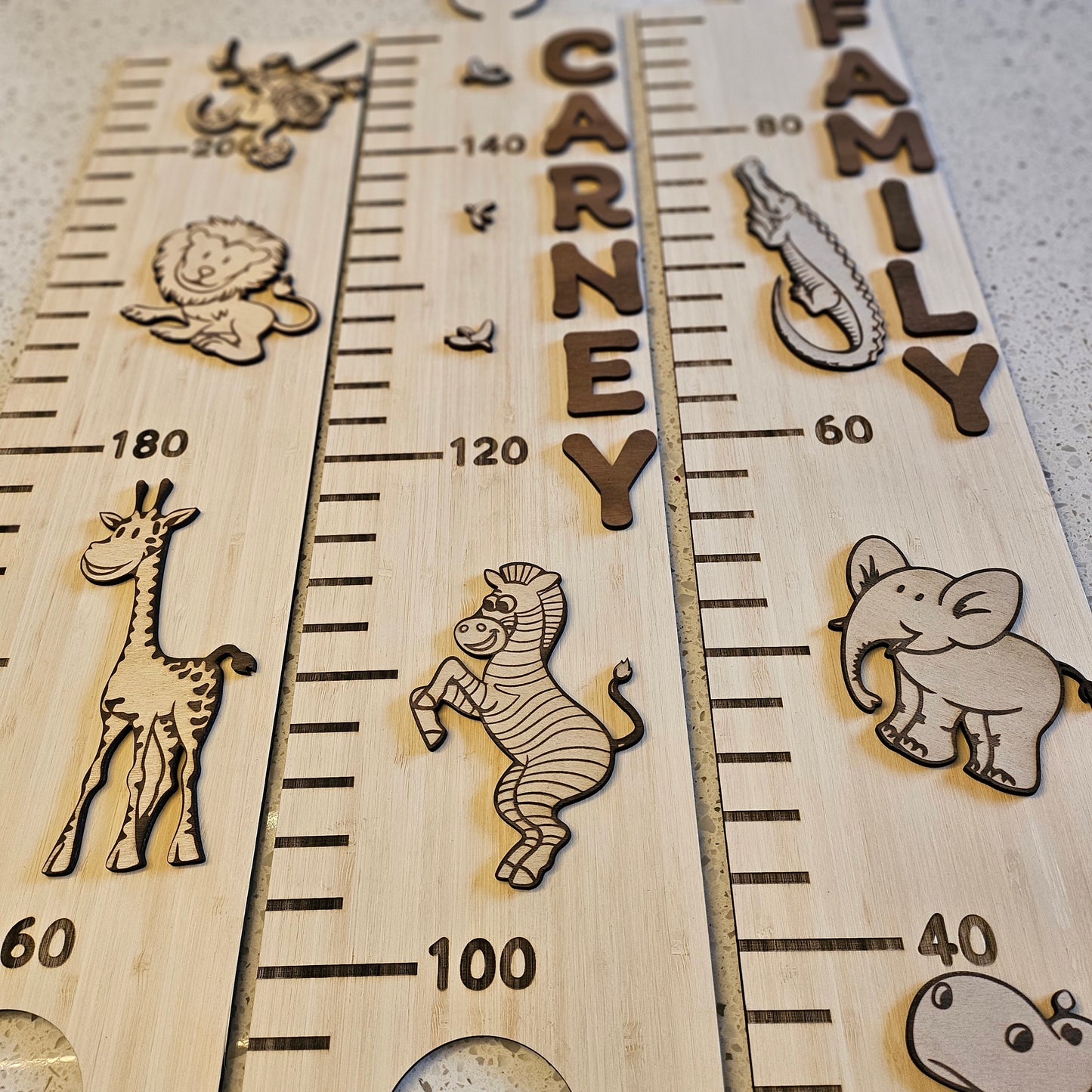 Jungle Puzzle Height Chart
