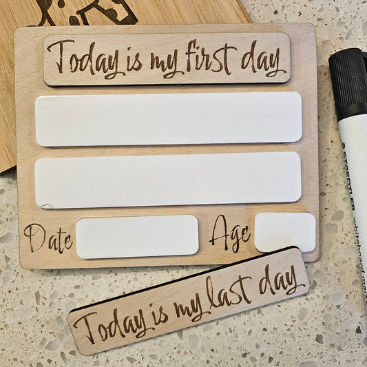 First/Last Days Signs