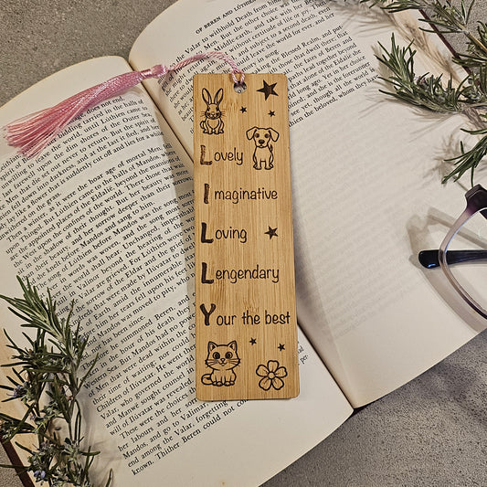 Personalised Bookmark