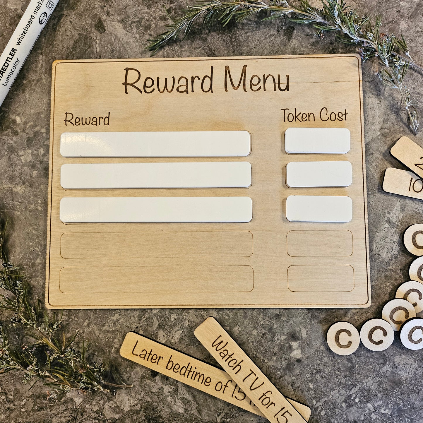 Reward Menu