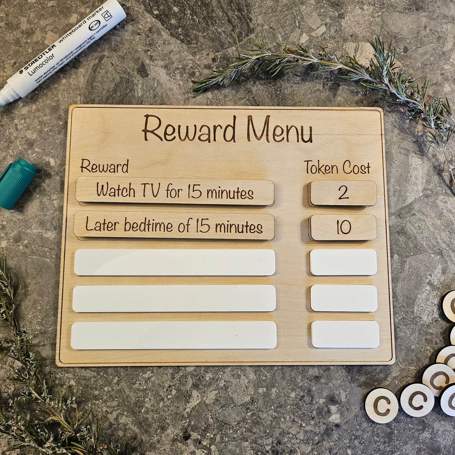 Reward Menu