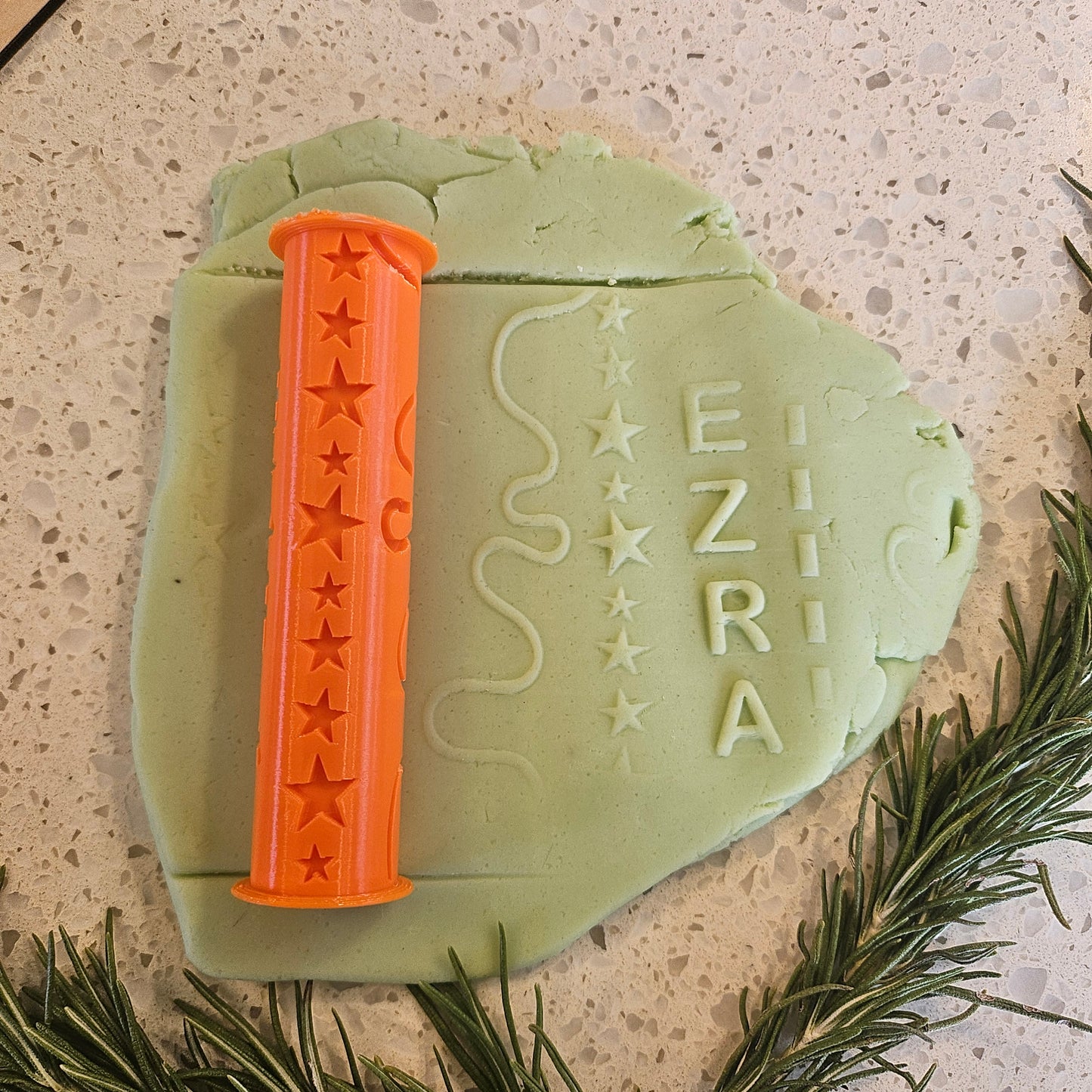 Personalised Playdough/Cookie Roller