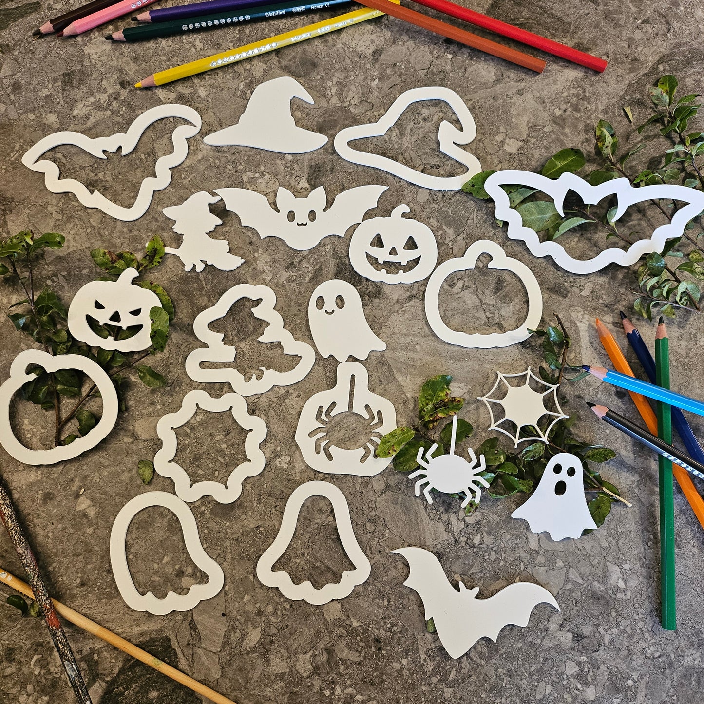 Halloween Stencils Set