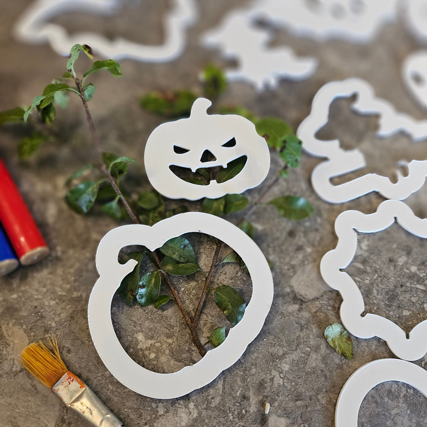 Halloween Stencils Set