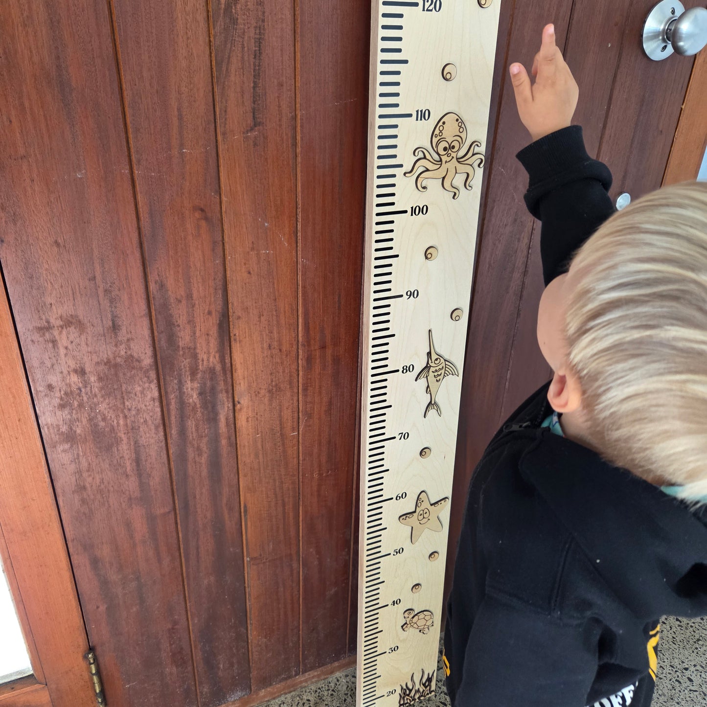 Under The Sea Wooden Height Chart