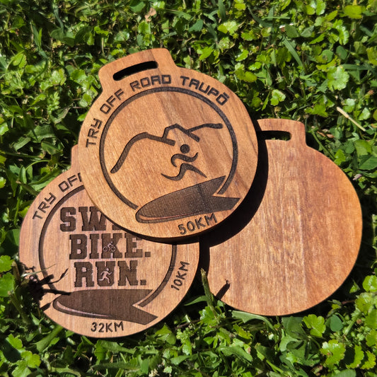 Customisable Rimu Medals