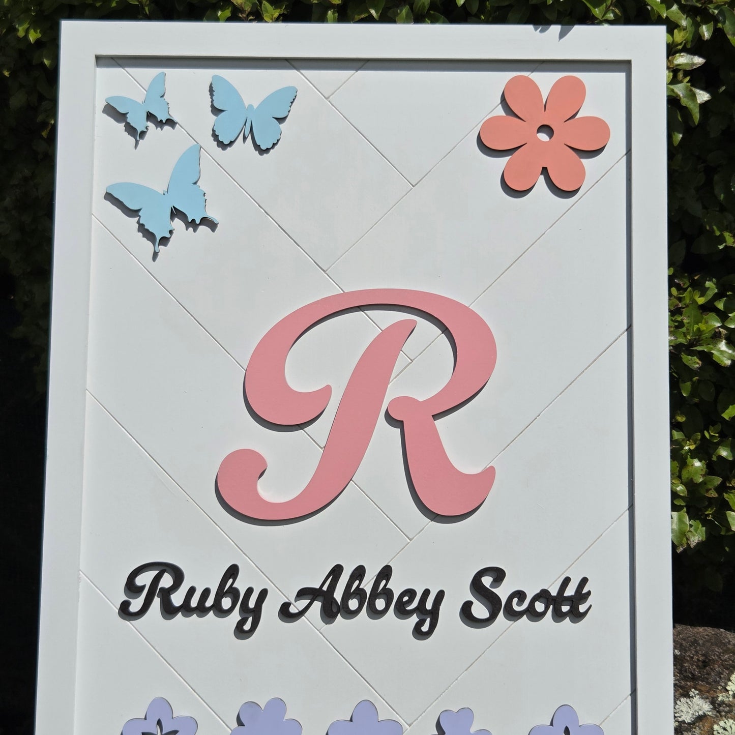 Flowers Name Sign