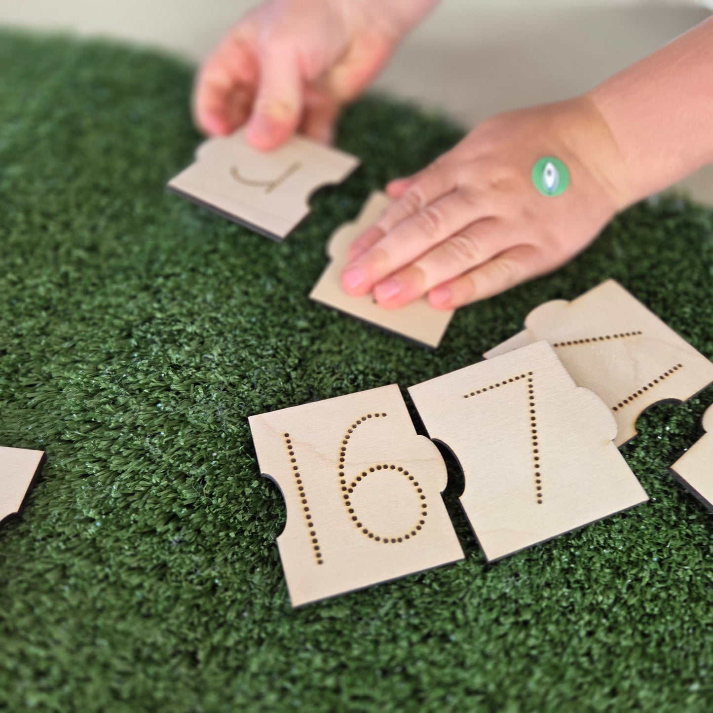 Number Puzzle Tiles
