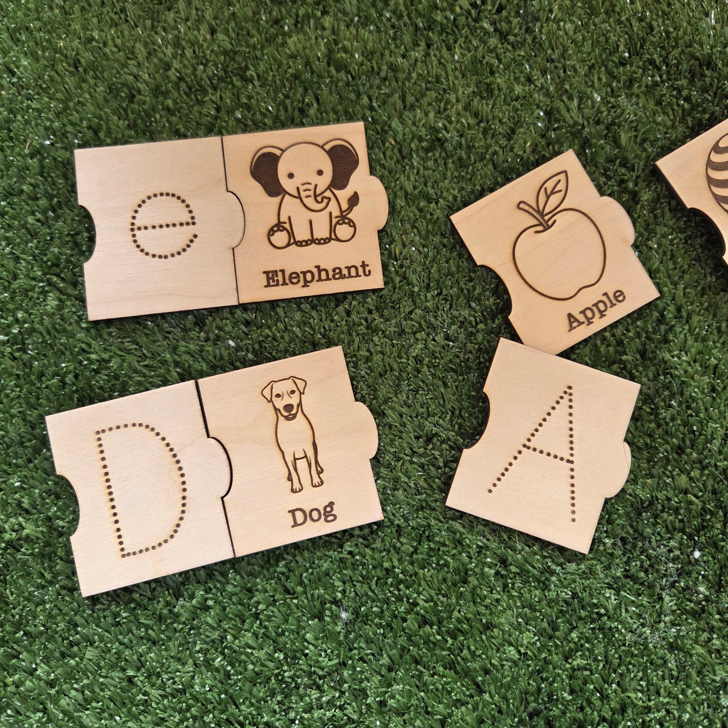 Wooden Phonics Tiles