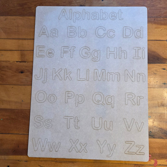 Wooden Alphabet Poster