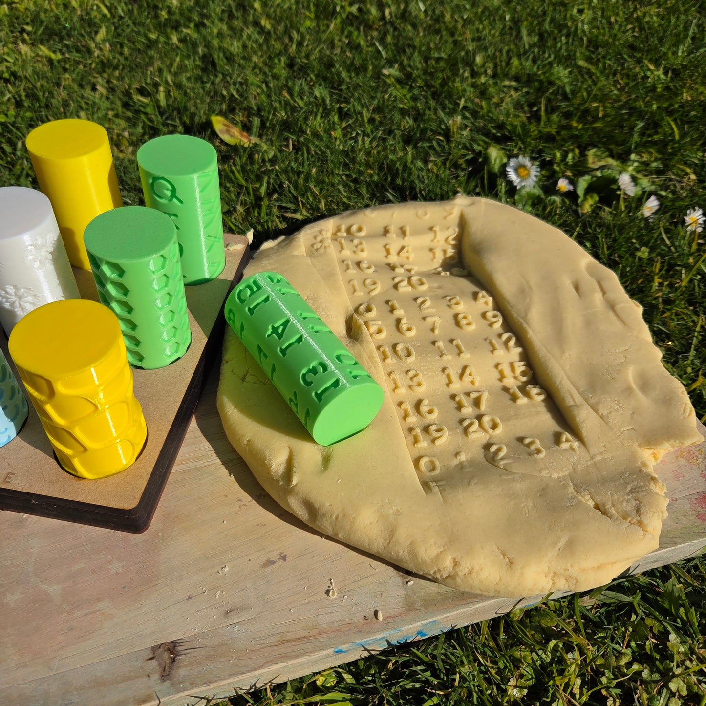 Number 1-20 Playdough Roller
