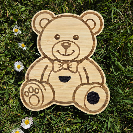 Teddy Bear Wooden Baby Milestone Discs