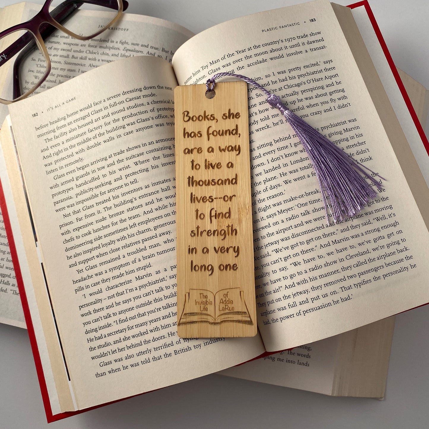 The Invisible Life Addie Laure Bookmark