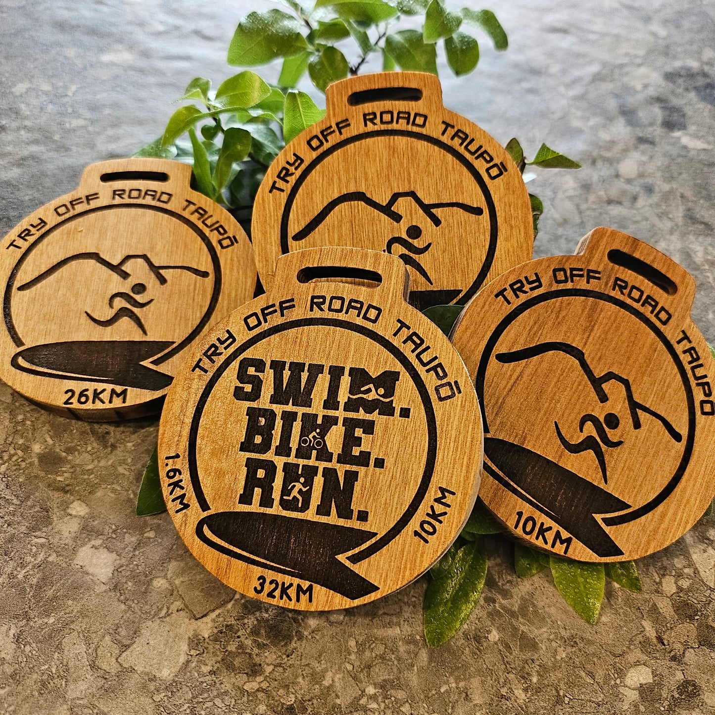 Customisable Rimu Medals
