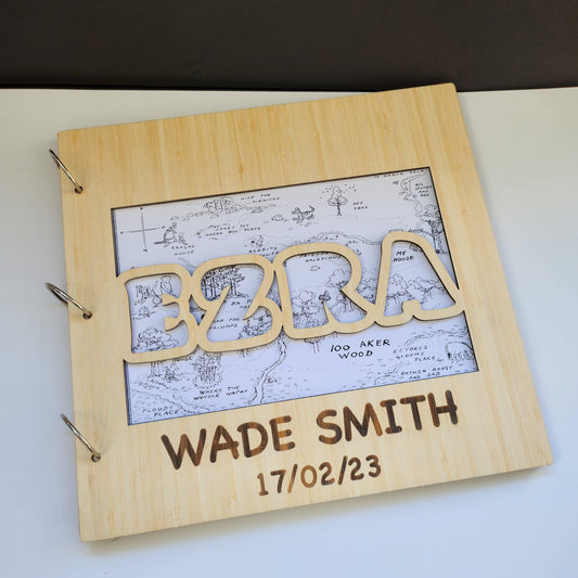 Personalised Wooden Scrapbook