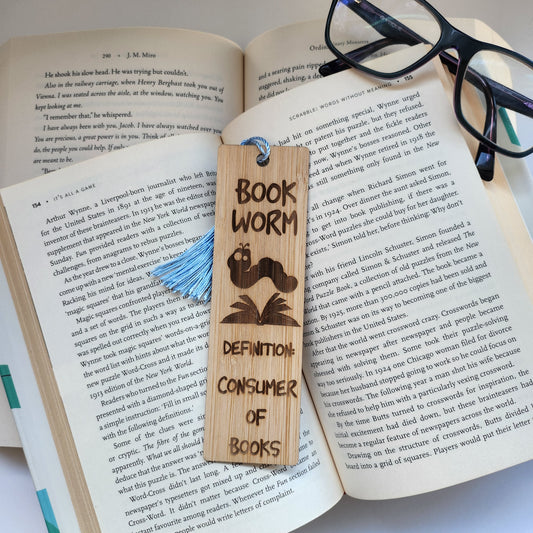 Book Worm Bookmark