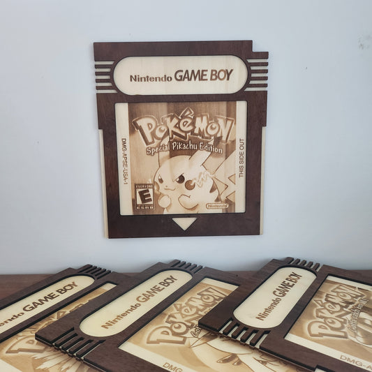 Pokemon Cartridge Wall Hangings