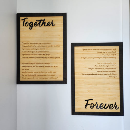 Marriage Vows Wall Art
