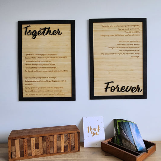 Marriage Vows Wall Art