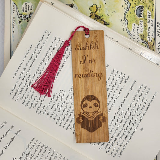 Shhh Reading Bookmark